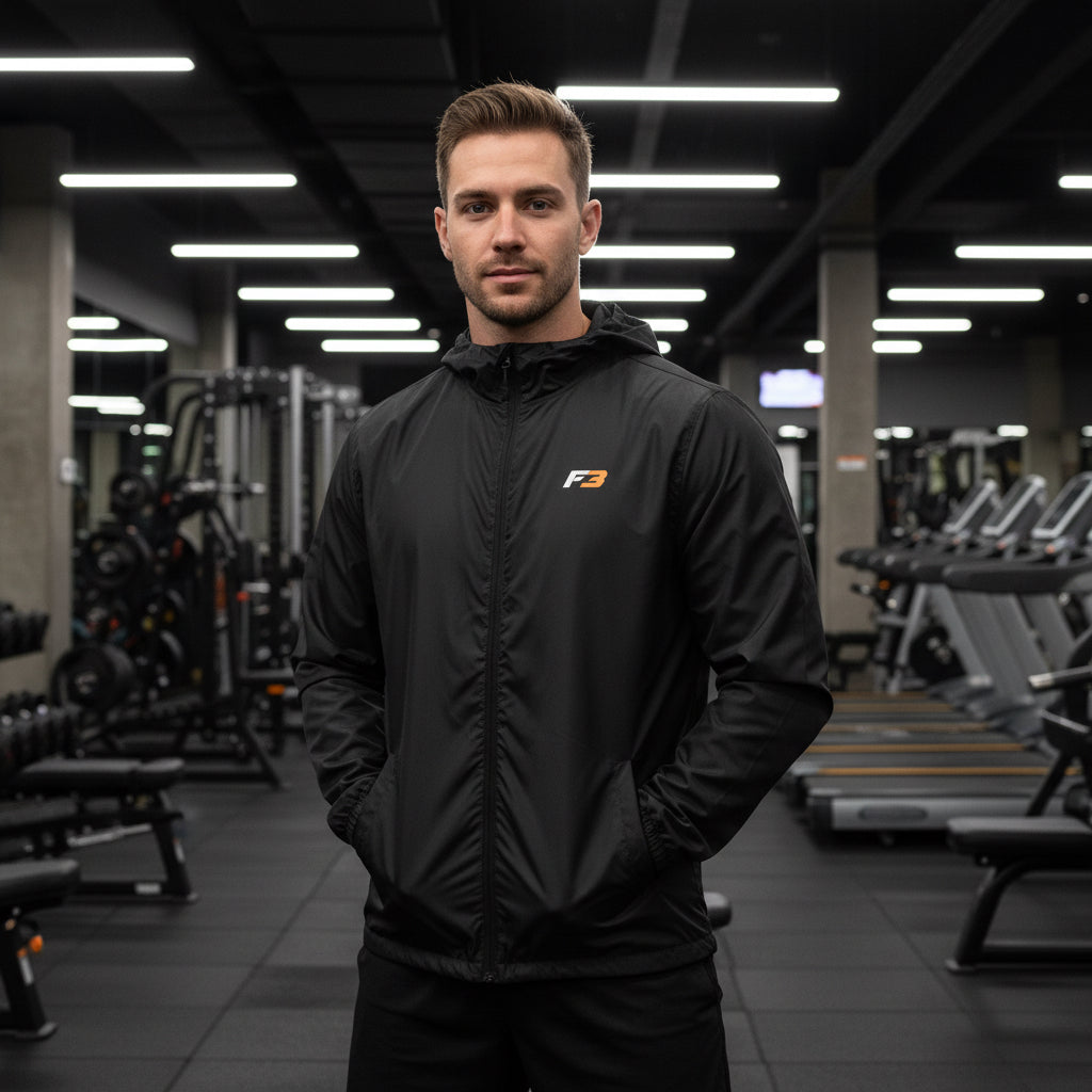 F3 “KING” BLACK WINDBREAKER