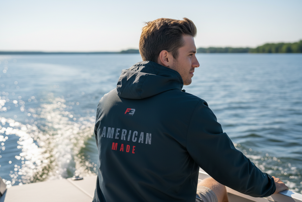 F3 “AMERICAN MADE” NAVY WINDBREAKER